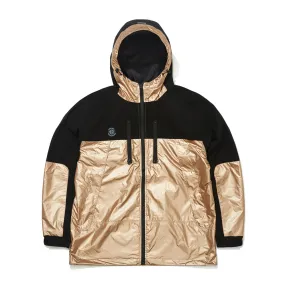 MMM WINDBREAKER HOODED STRETCH JACKET ROSE GOLD/BLACK