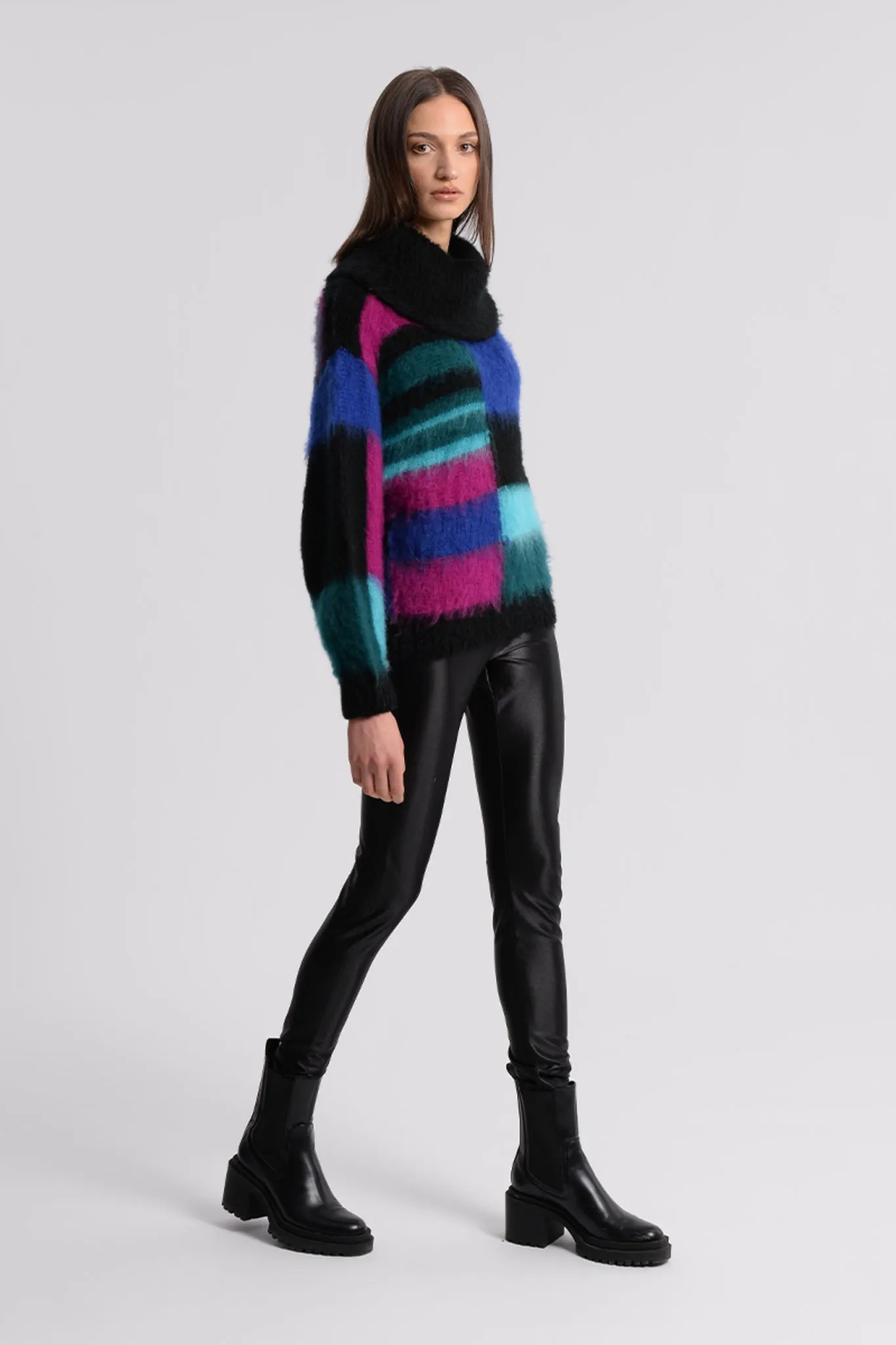 Molly Bracken Multicoloured Knitted Sweater