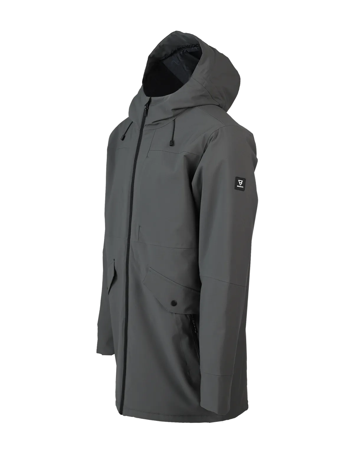 Nelson Men Parka Rain Jacket | Mud Green