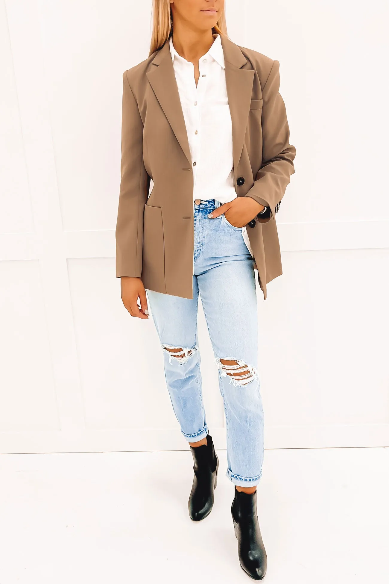 New Yorker Blazer Neutral