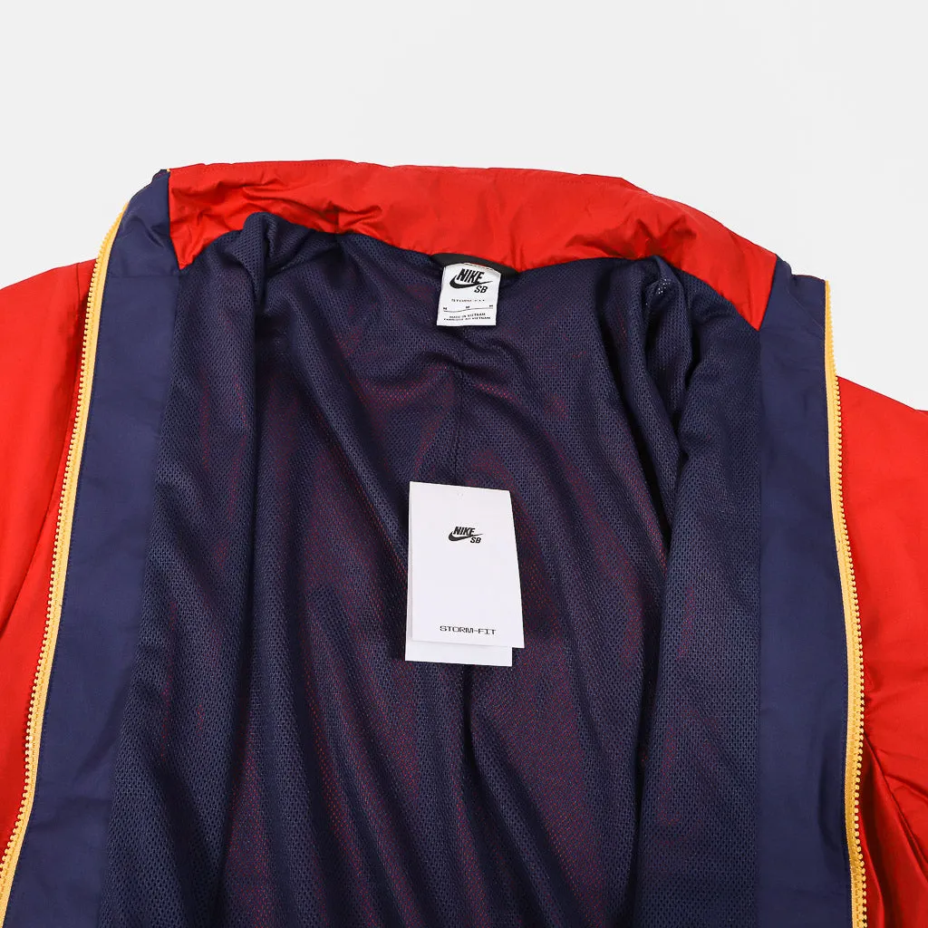 Nike SB - Storm Fit Skate Track Jacket - Gym Red / Midnight Navy