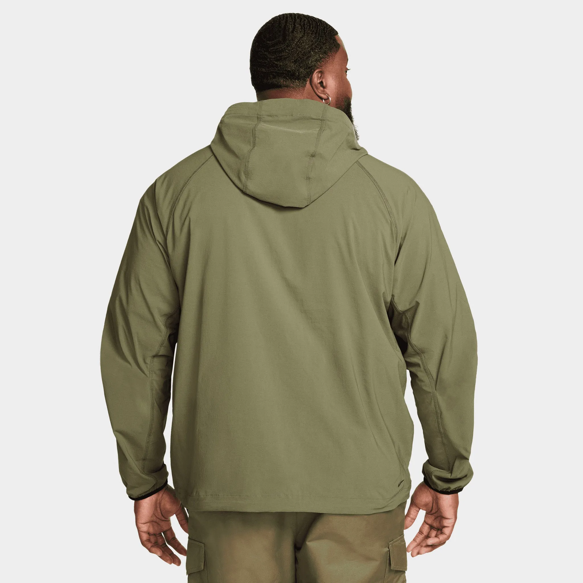 Nike Tech Woven Full-Zip Windrunner Jacket Medium Olive / Medium Olive - Black