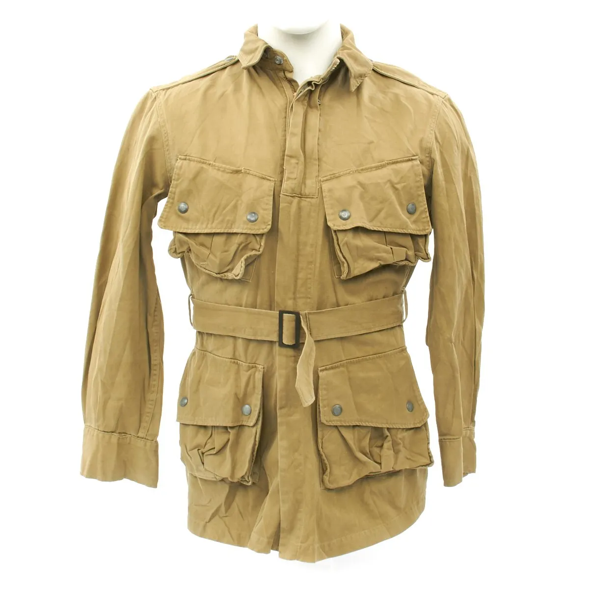 Original U.S. WWII M1942 Paratrooper Jump Jacket without Reinforcements in Size 36 R