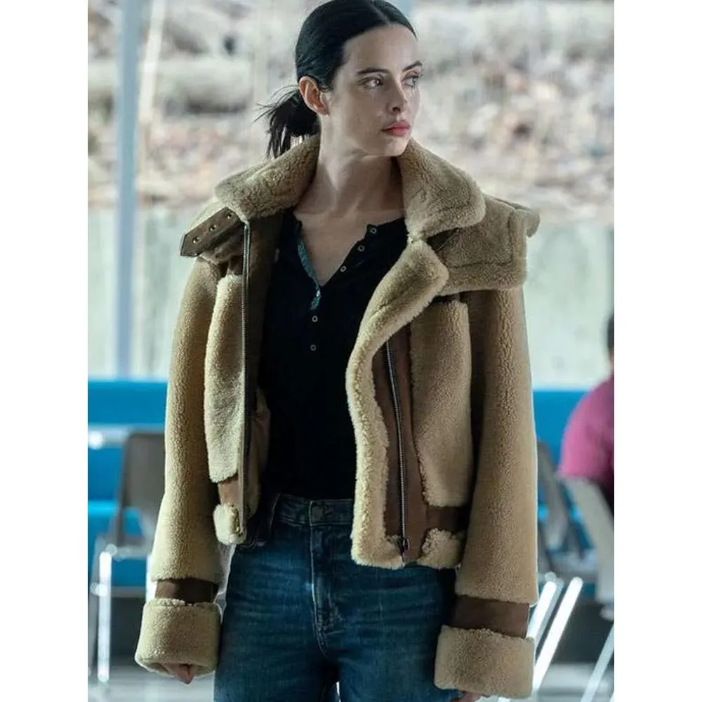 Orphan Black Echoes Tv Series Brown Shearling Jacket