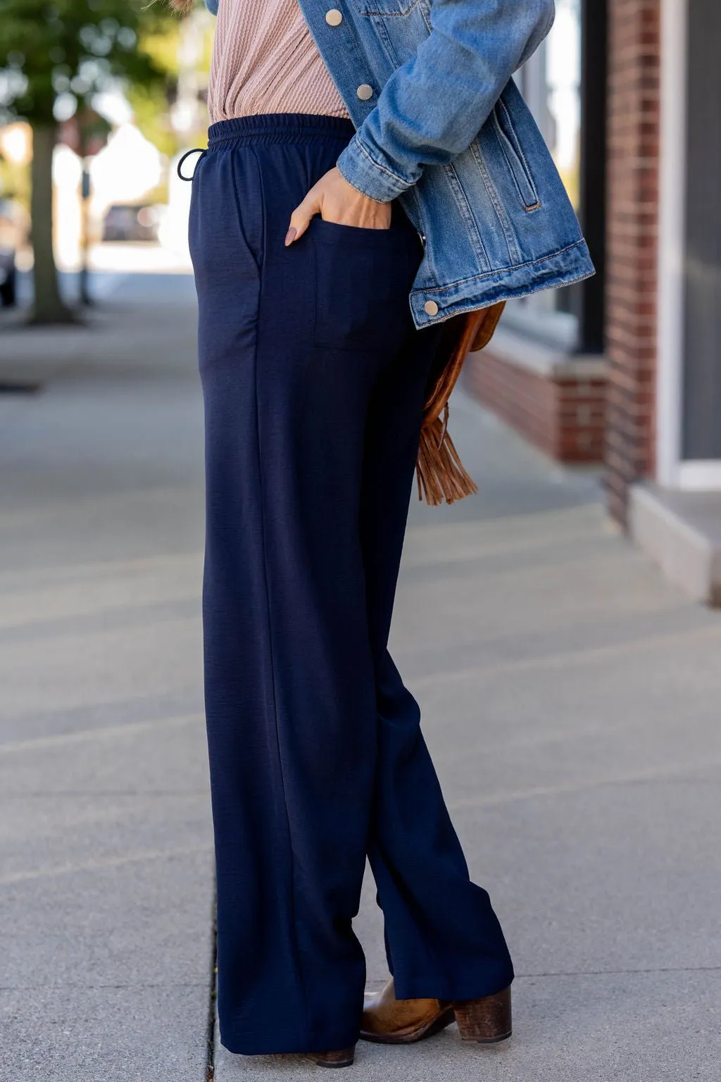 Perfect Fit Relaxed Tie Waist Pants