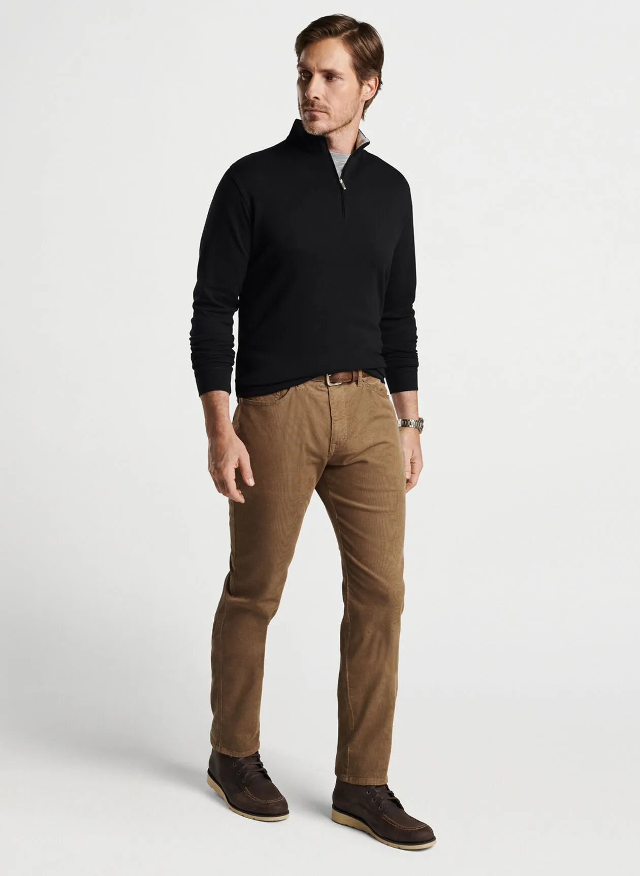 Peter Millar Crown Comfort Pullover in Black