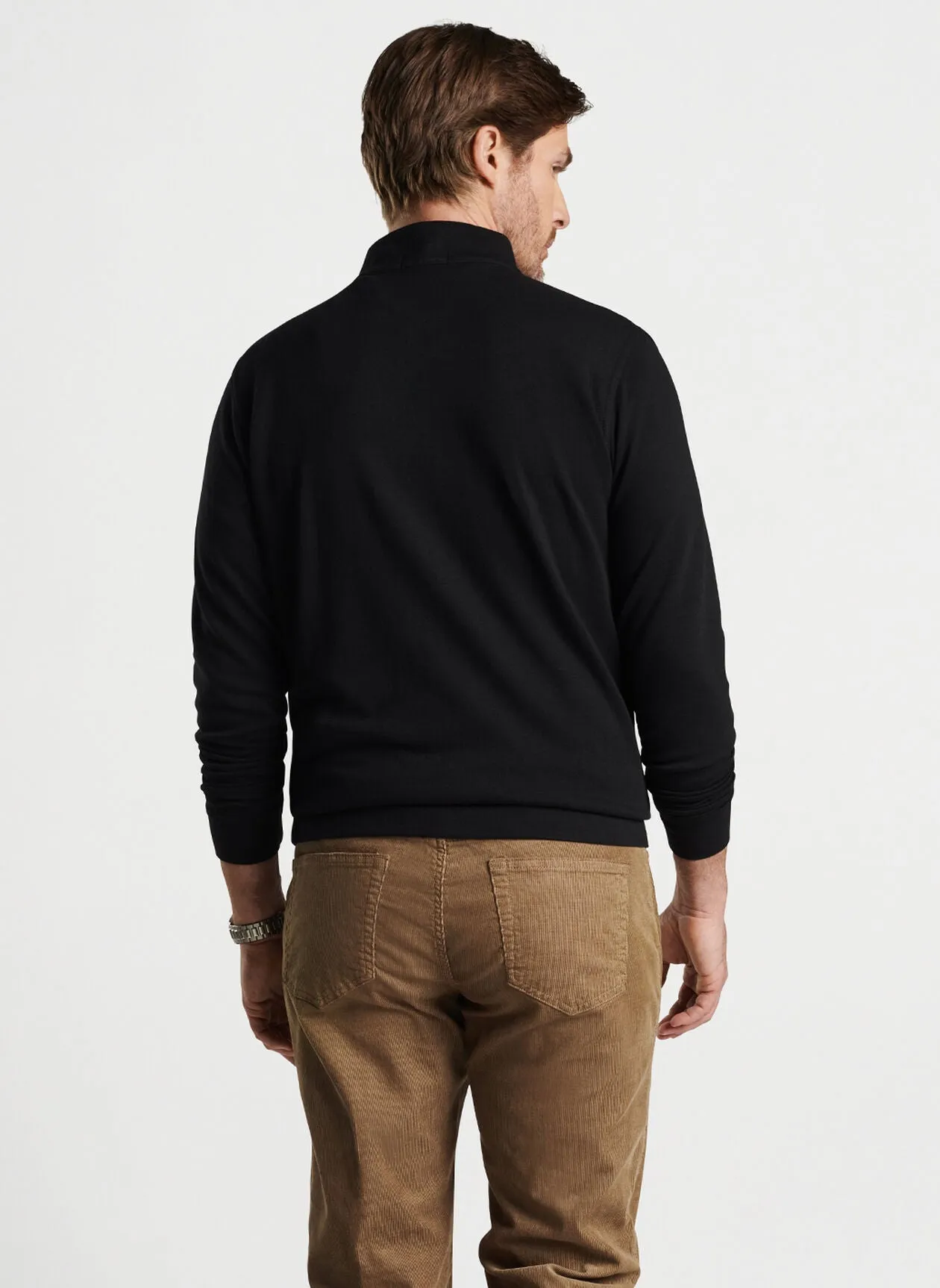 Peter Millar Crown Comfort Pullover in Black