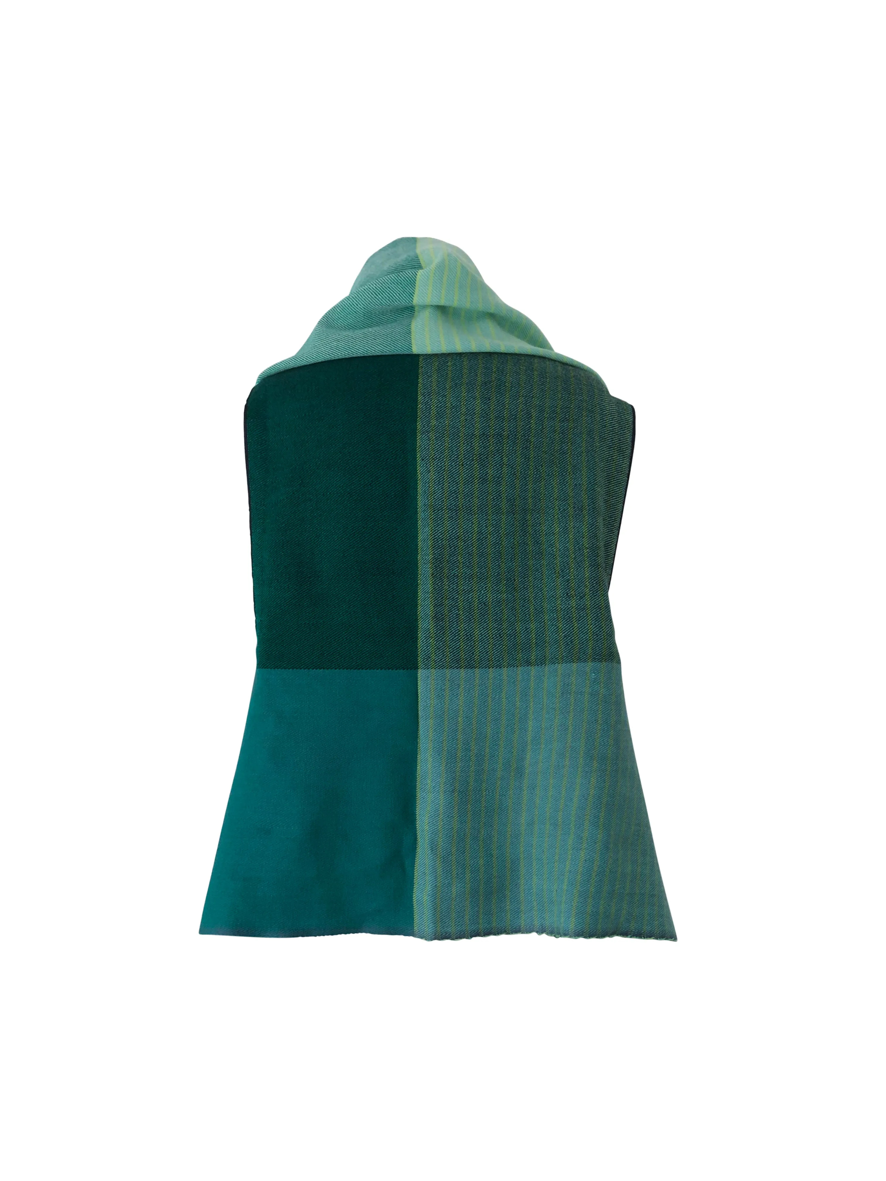 PETITE Light Wool Cape Fusion Green