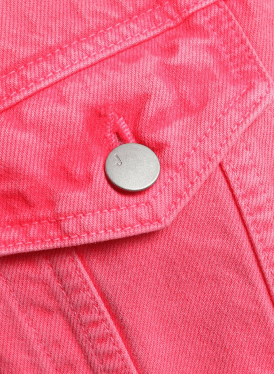 PINK CROPPED DENIM JACKET