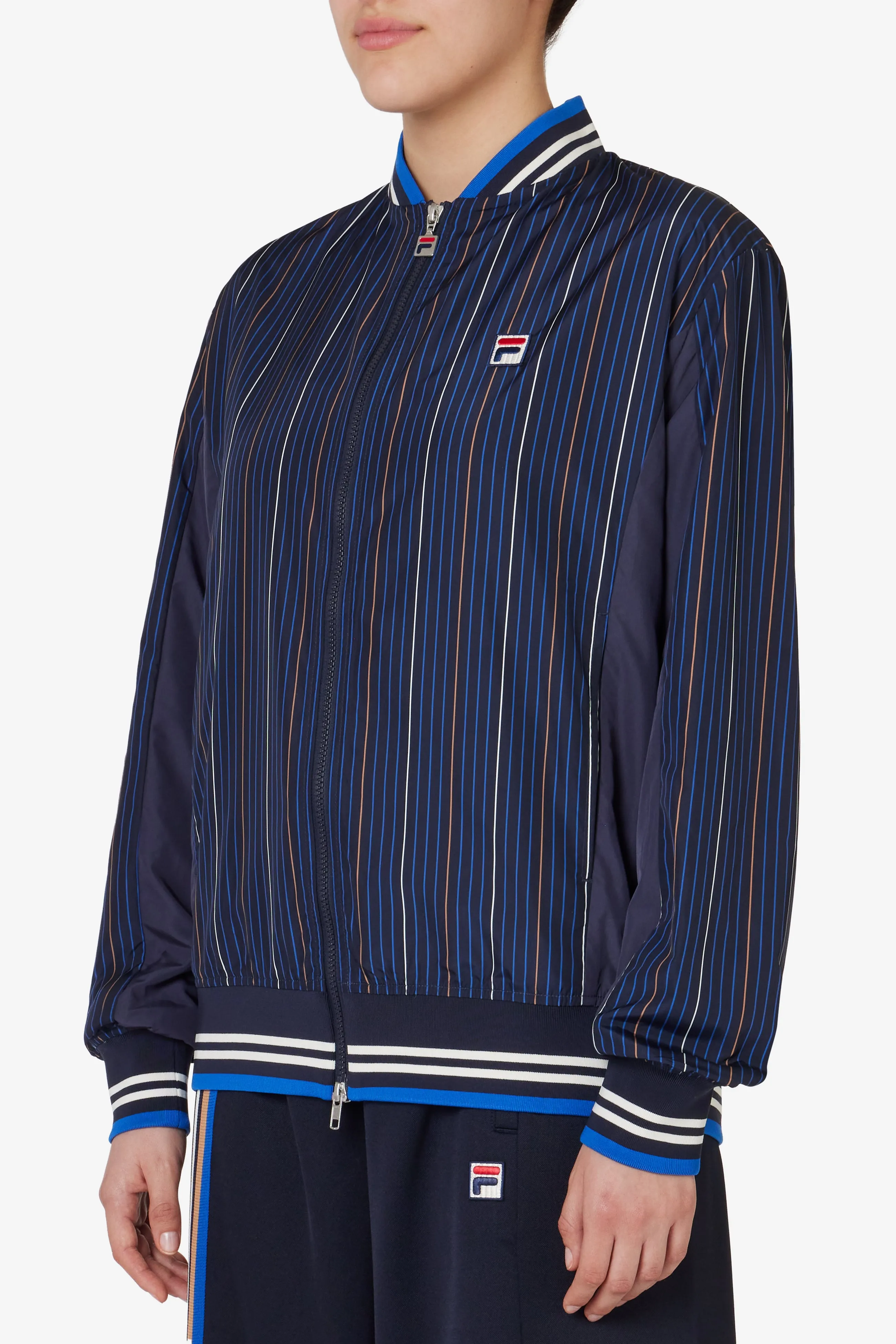 Pinstripe Woven Settanta Jacket