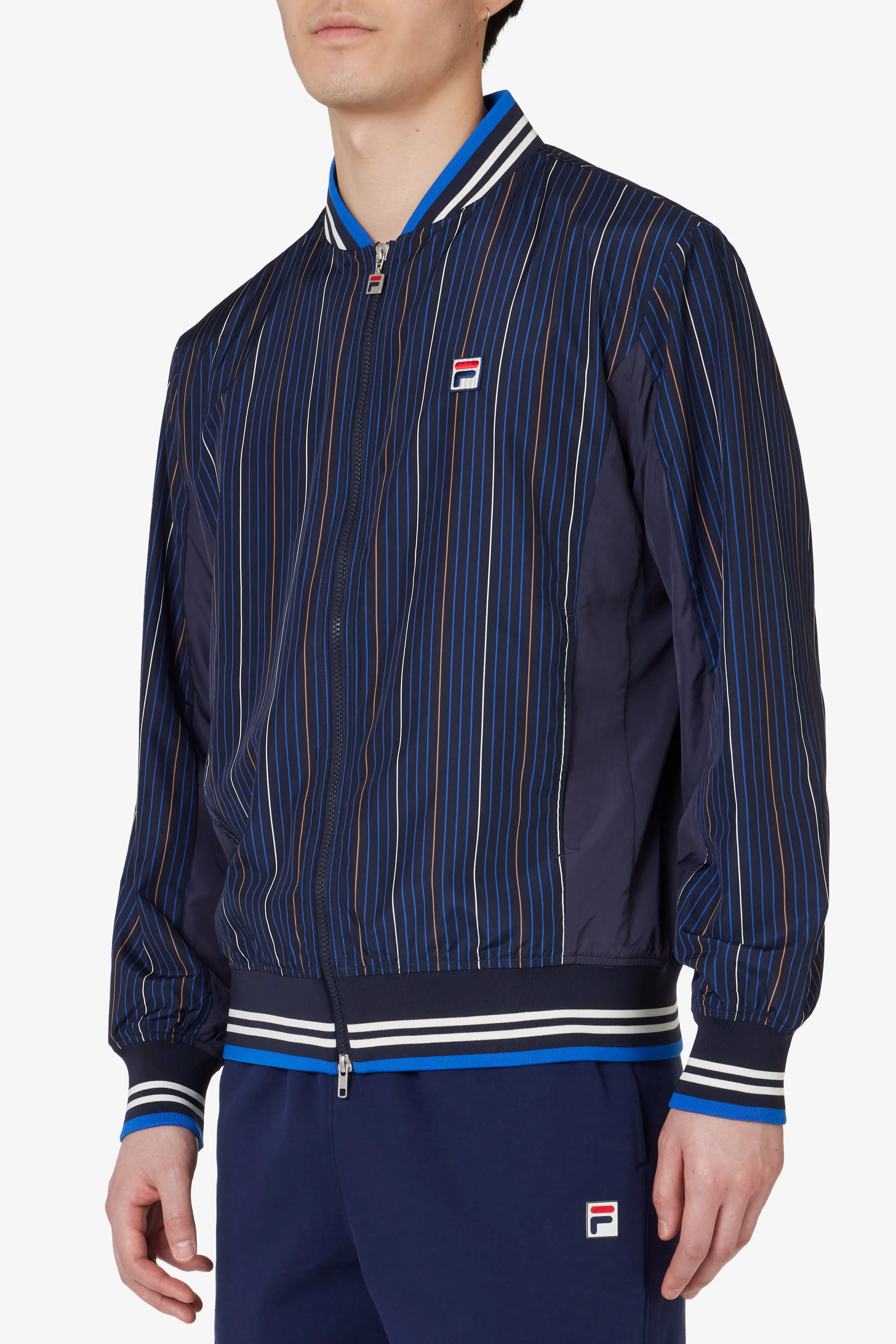 Pinstripe Woven Settanta Jacket