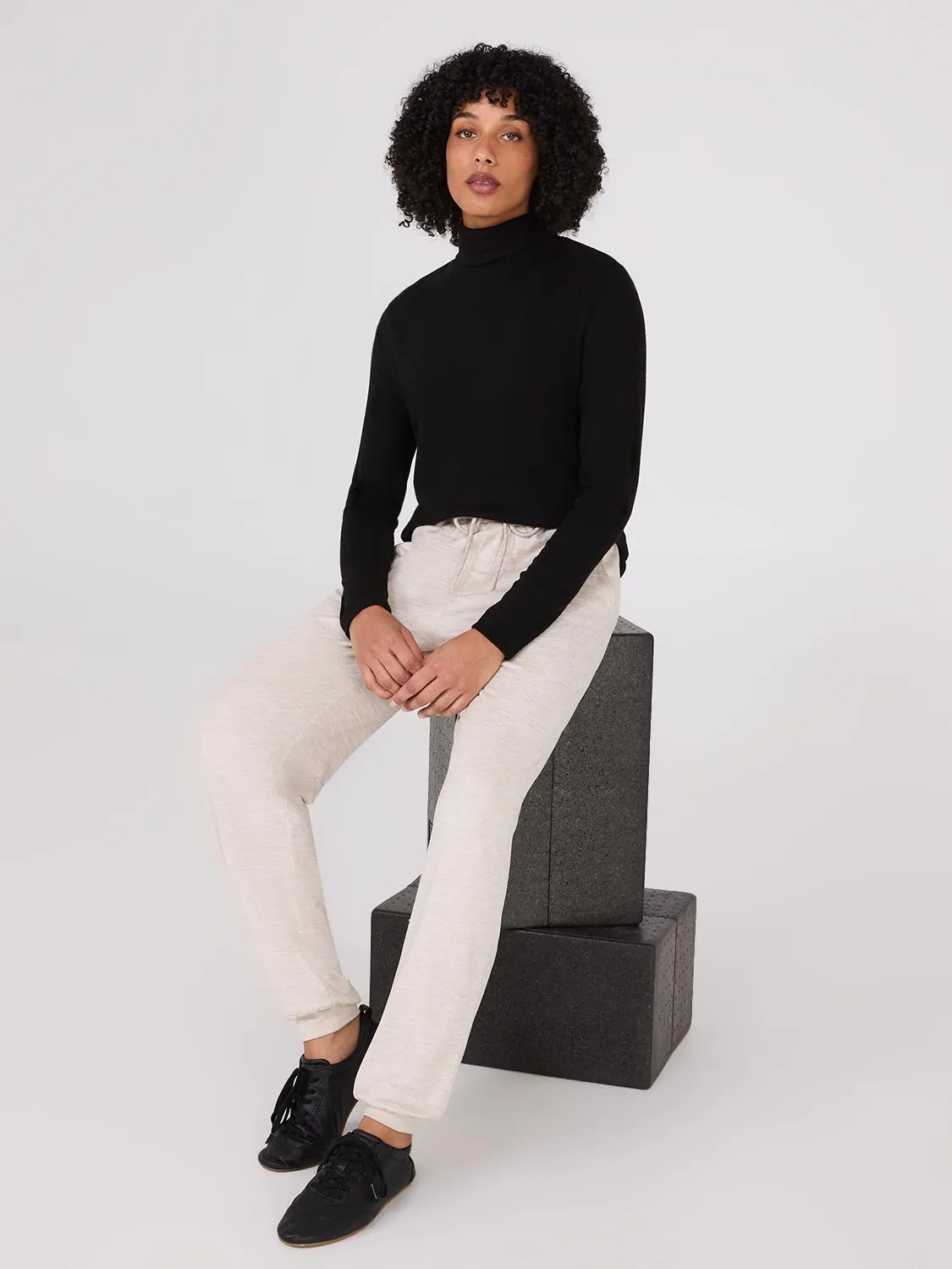 Polar Fleece Turtleneck Top