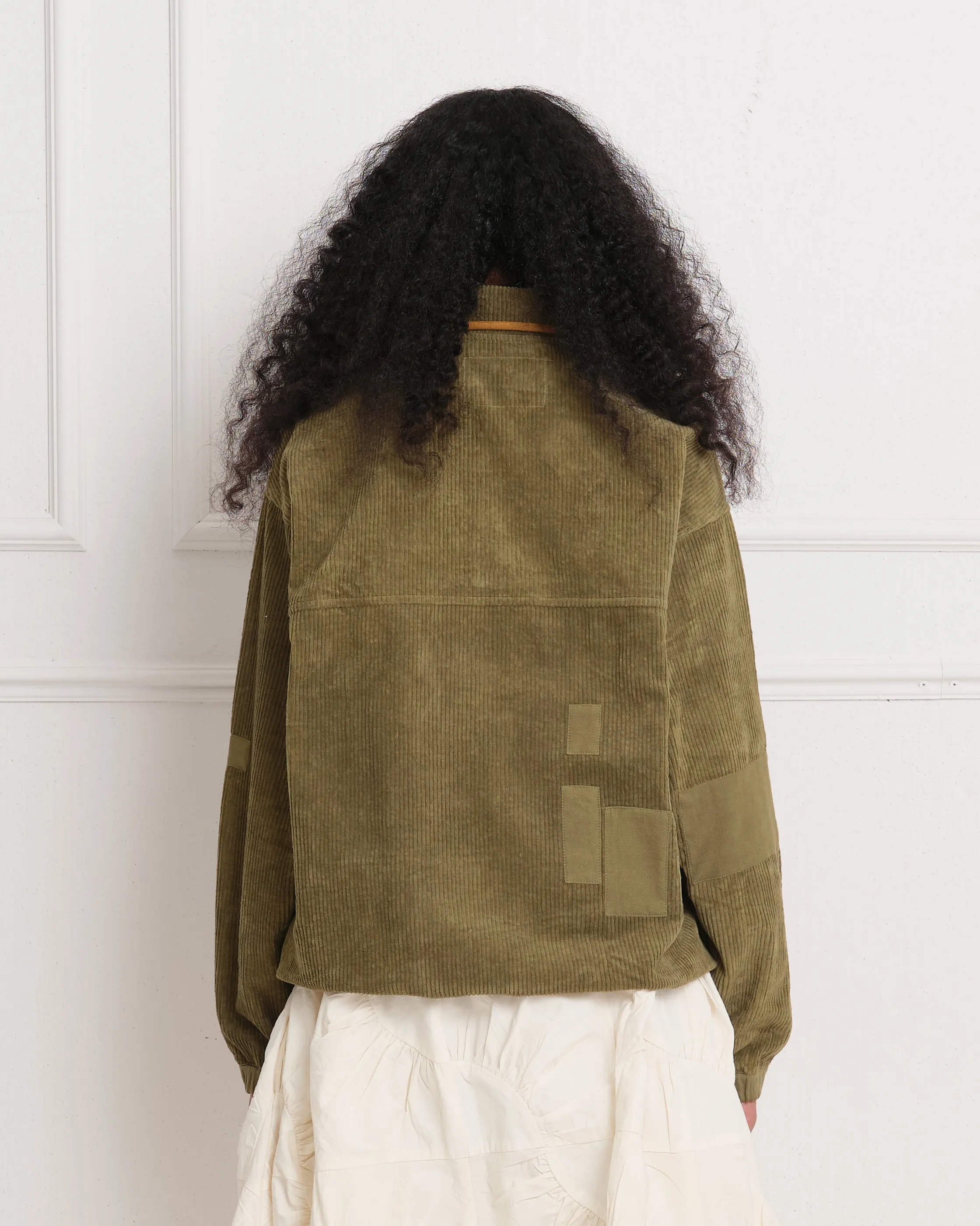 Polite Pullover - Olive Scarecrow Cord