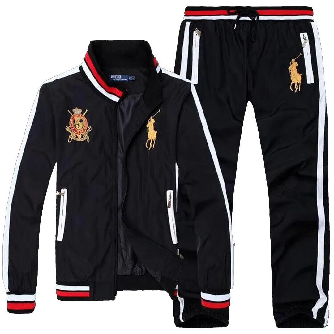 PRL County Riders Club Tracksuits With Big Pony -Black