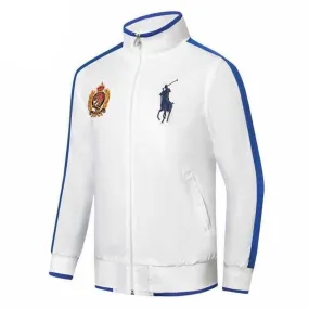 Prl Est Mcmlxv11 Badge And Logo Design White Jacket Tracksuit