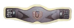 Professional's Choice Fleece Contoured Monoflap Girth, Brown