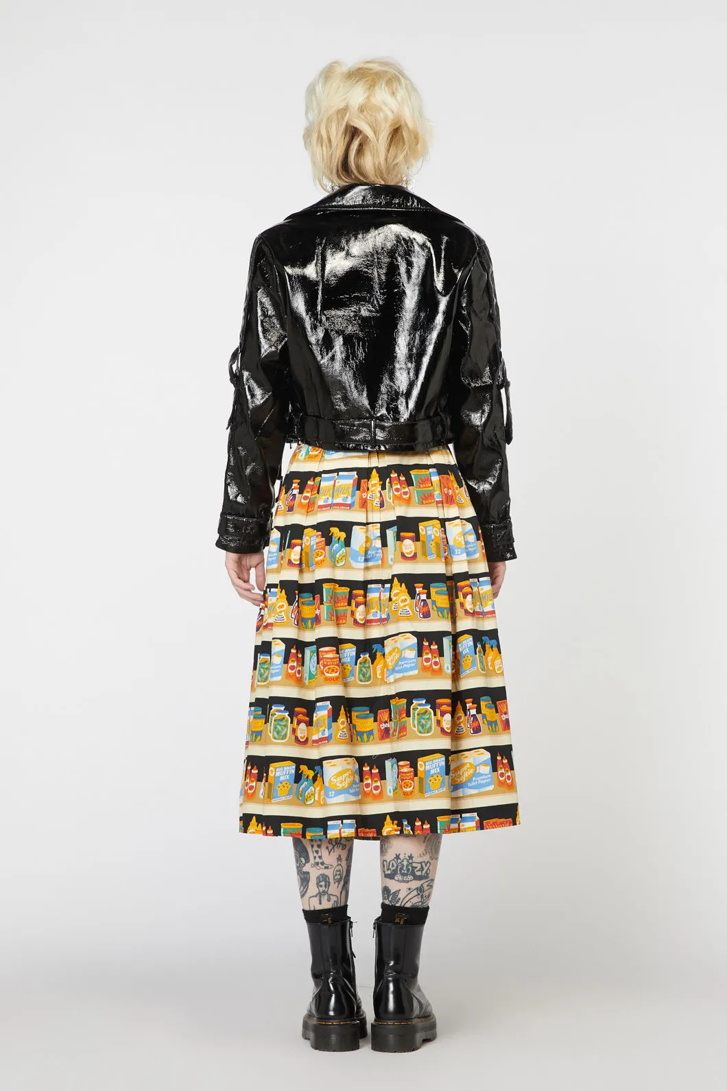 Punk Cropped Vinyl Jacket