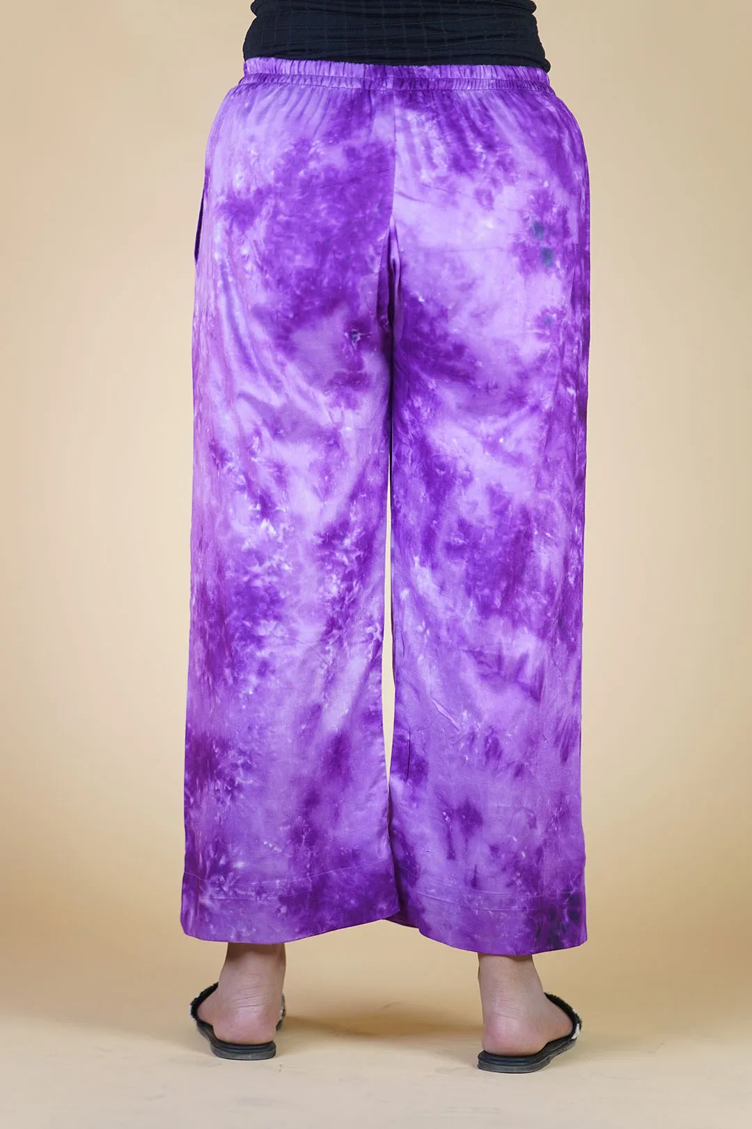 Purple Rayon TieDyePalazzo