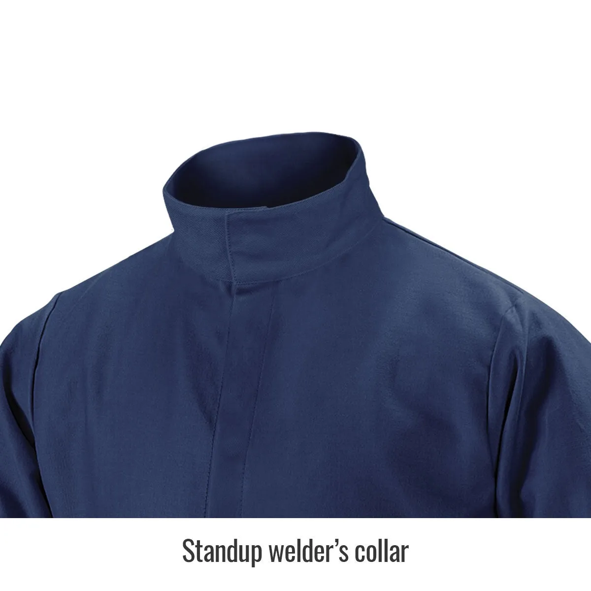 Revco Black Stallion Navy Premium Lenzing FR Welding Jacket (JF4520-NV)