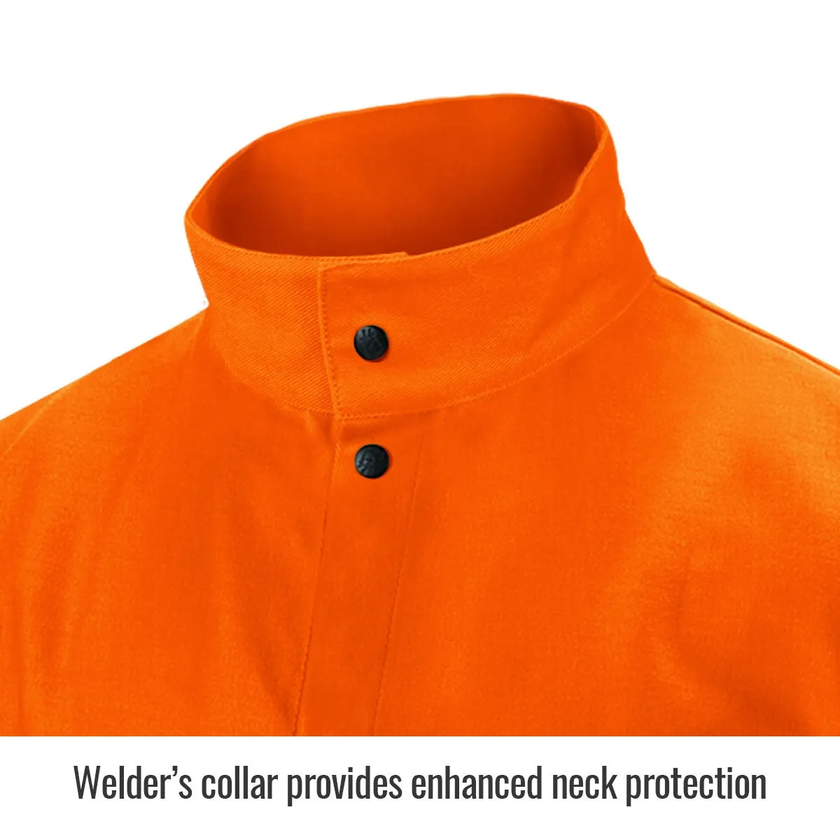 Revco Black Stallion TruGuard 200 9oz Orange FR Cotton Welding Jacket (FO9-30C)