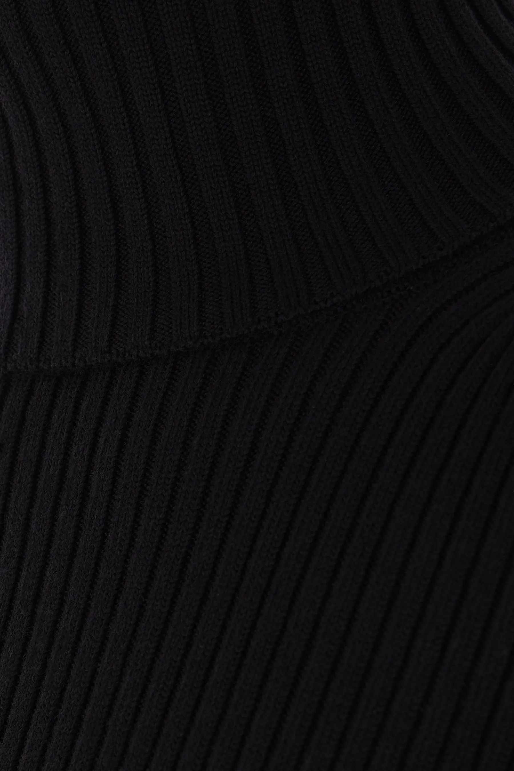 rib wool turtleneck