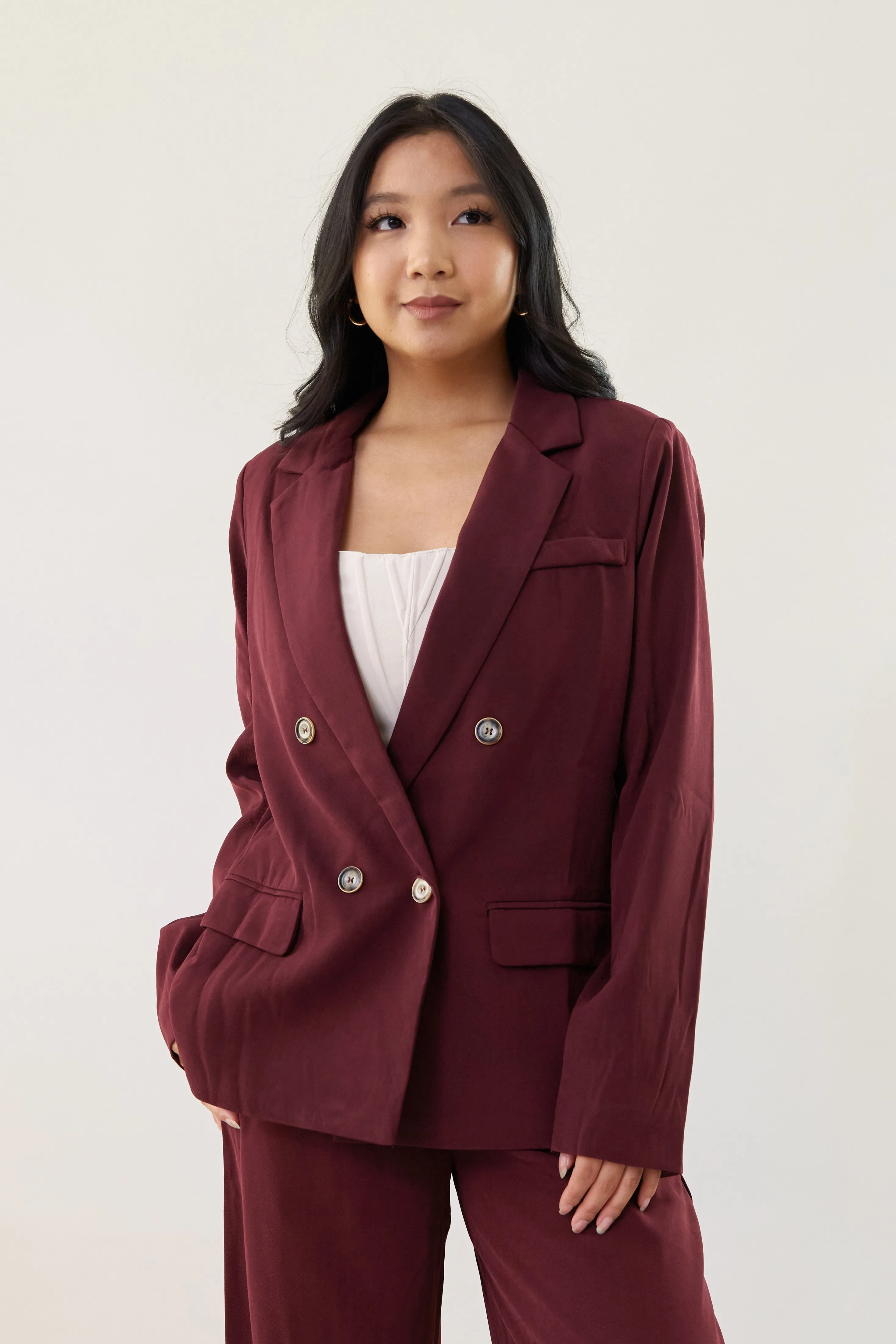 Run Down Blazer - Maroon