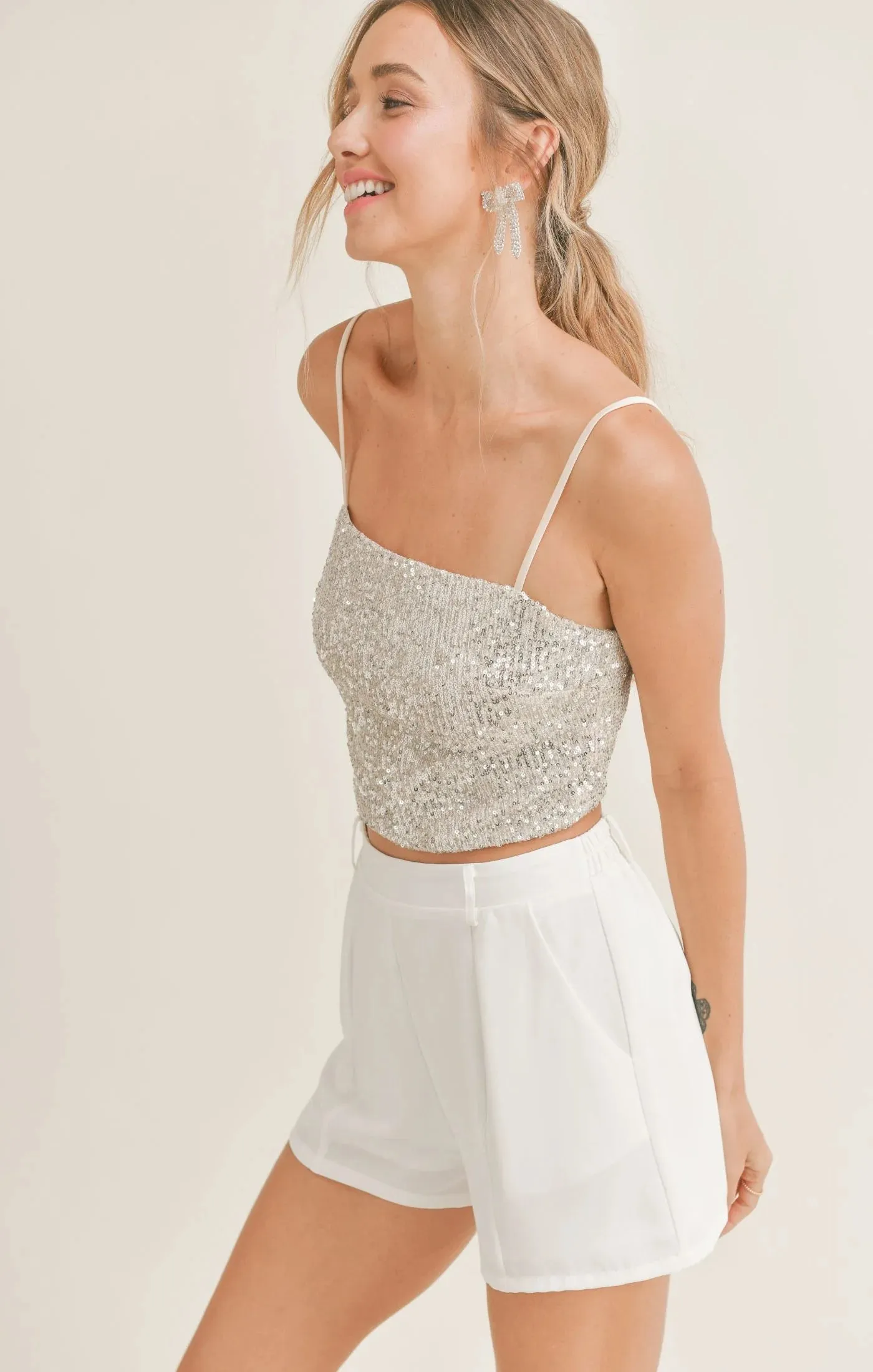 Sadie & Sage Disco Inferno Sequins Cami