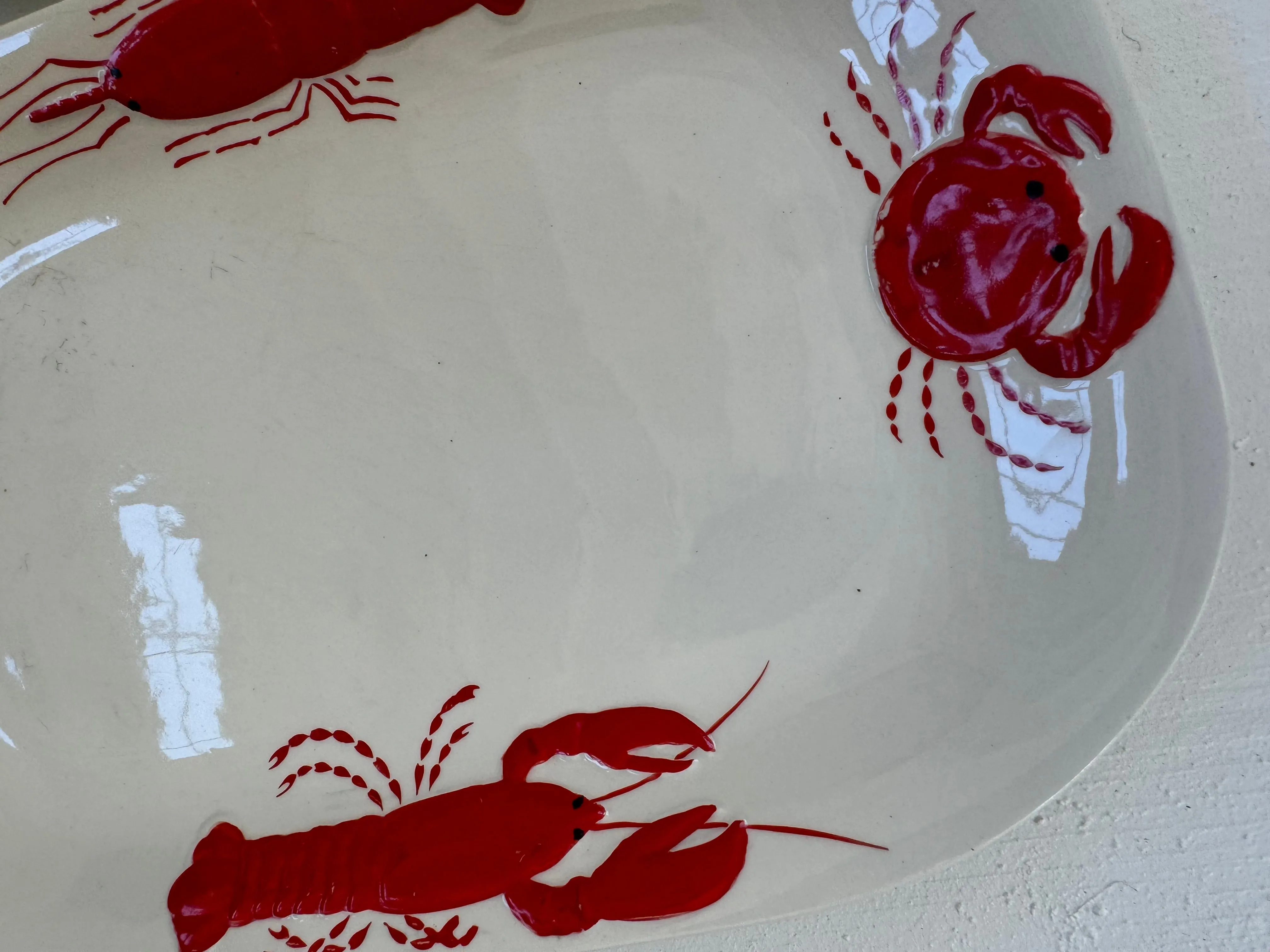 Set of Four Lobster   Crab Serving Dishes