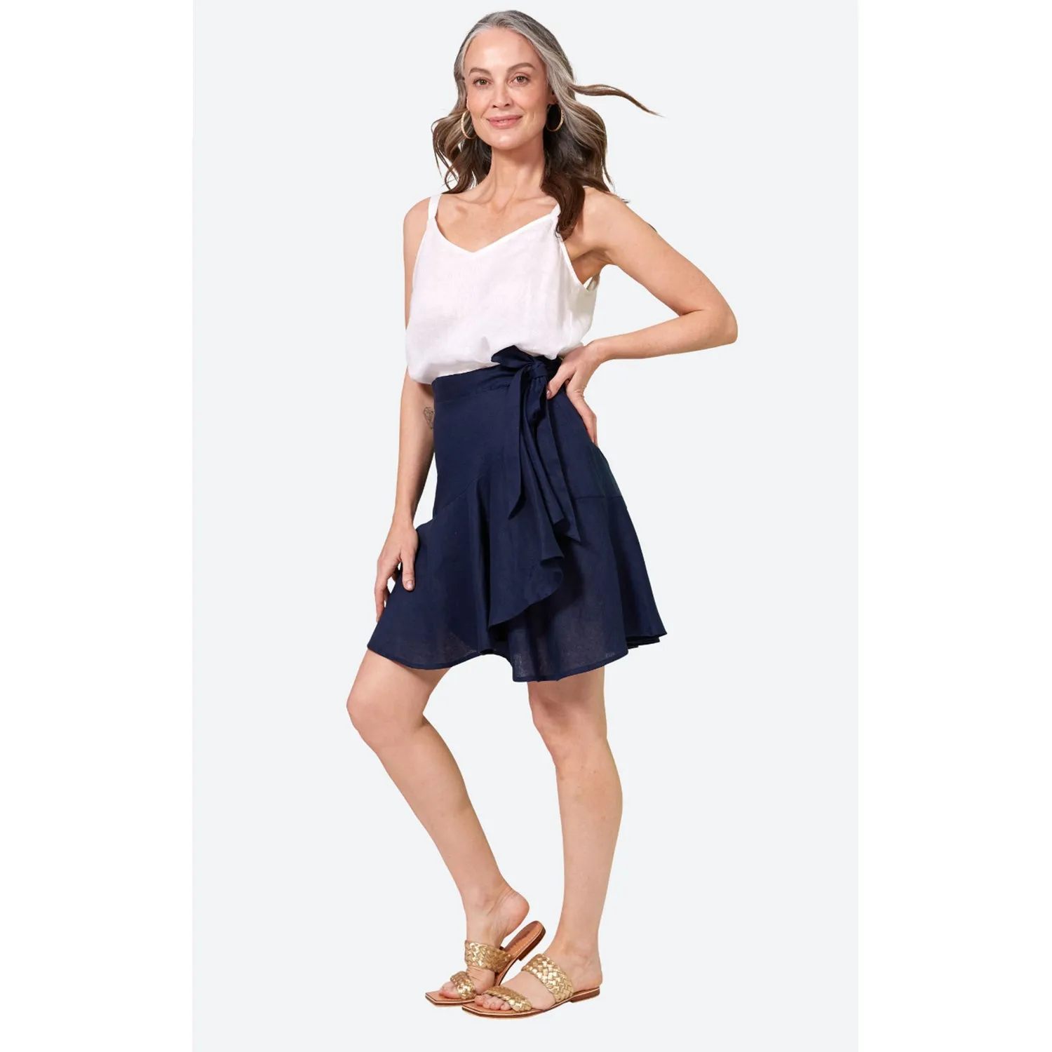 Skirt La Vie Mini Wrap - Sapphire