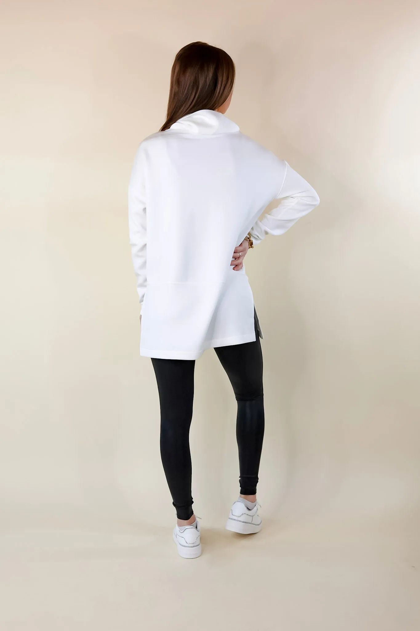 SPANX | AirEssentials Turtleneck Tunic in White