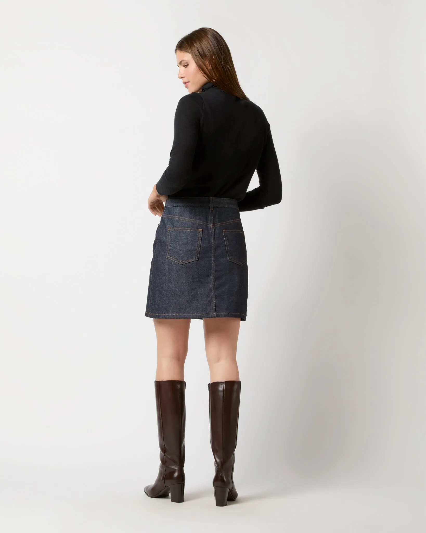 Standard Skirt in Indigo