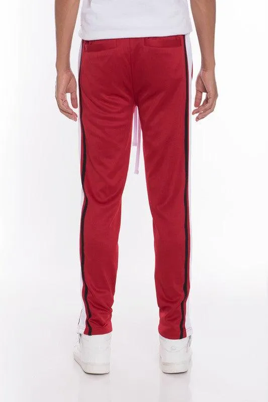 Striped Tricot Tapered Pants Mens Track Pants