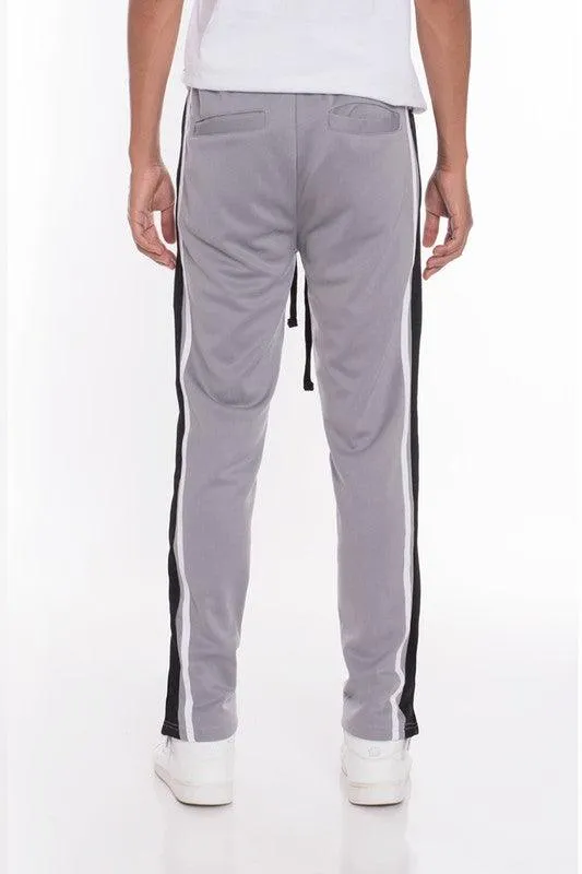 Striped Tricot Tapered Pants Mens Track Pants