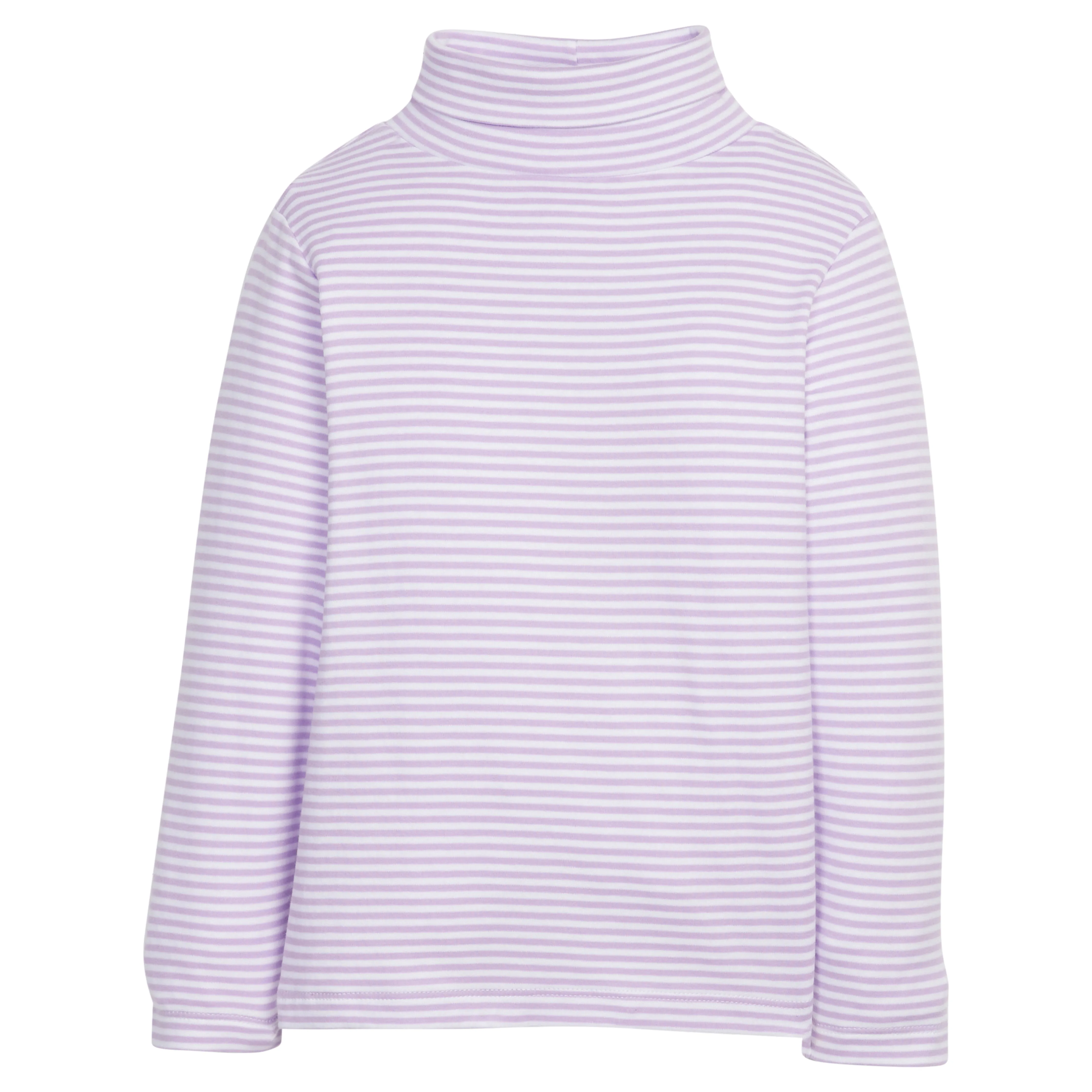 Striped Turtleneck | Lavender