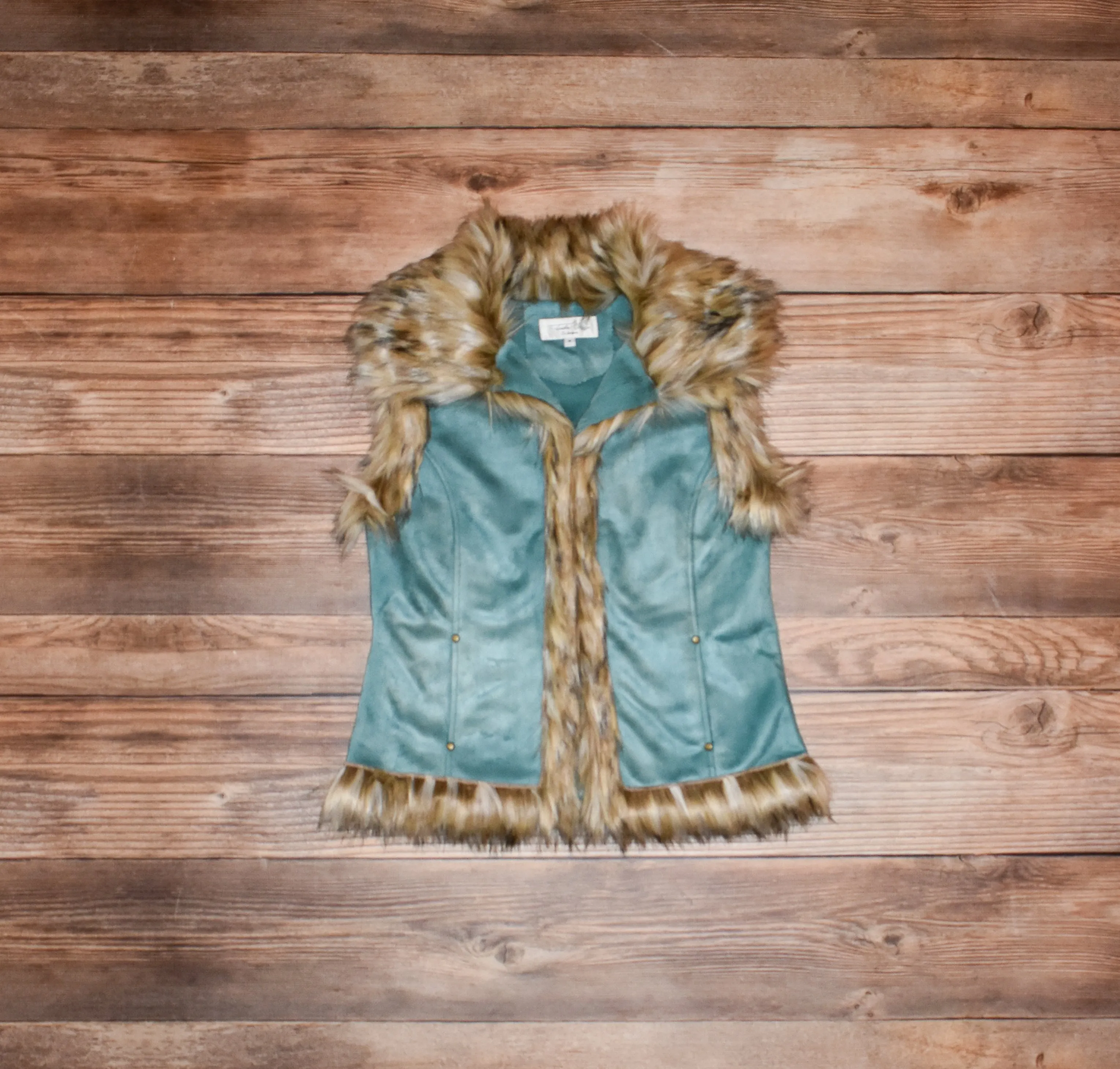 Tasha Polizzi Women's Turquoise Luxe Vest