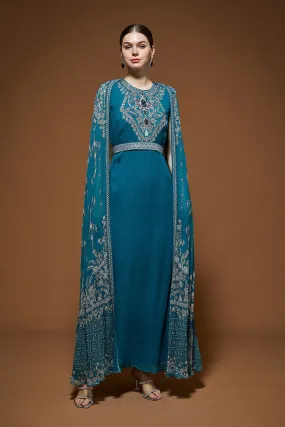 Teal Kaftan