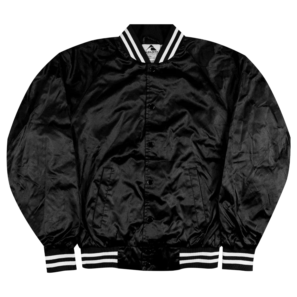 TL Logo Black Satin Jacket