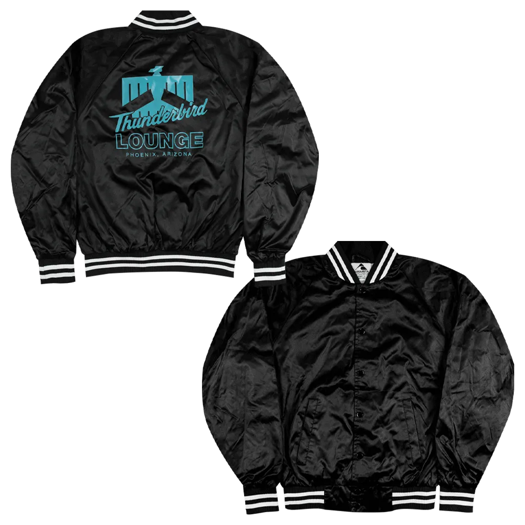 TL Logo Black Satin Jacket