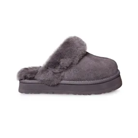 UGG Disquette Charcoal Slippers - Women's