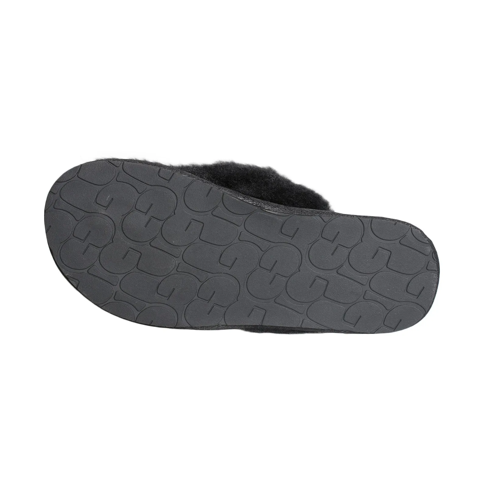 UGG Fluff Flip Flop II Black - Women's