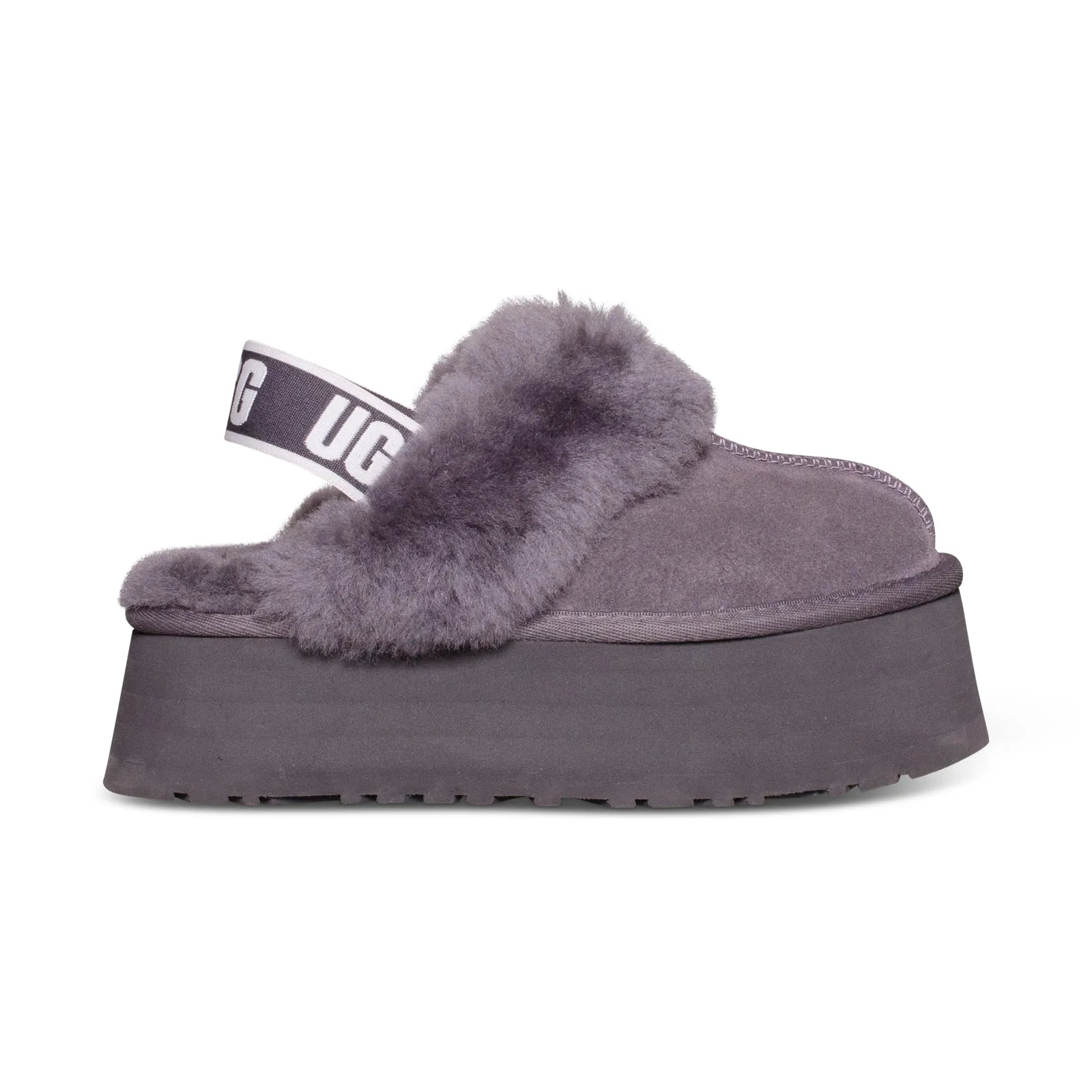 UGG Funkette Charcoal Slippers - Women's