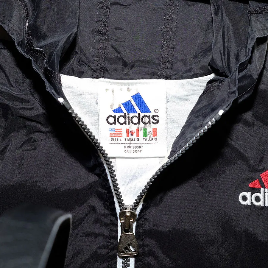 Vintage adidas Hooded Trackjacket Medium