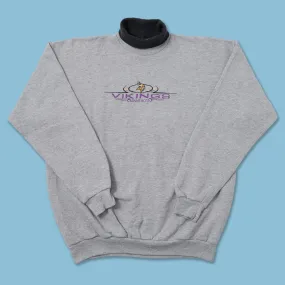 Vintage Vikings Turtleneck Sweater XLarge