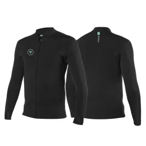 VISSLA 7 SEAS 2MM FRONT ZIP JACKET - BLK