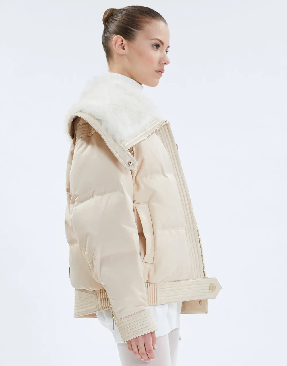 WILLIAMS | LONG HAIR SHEARLING JACKET