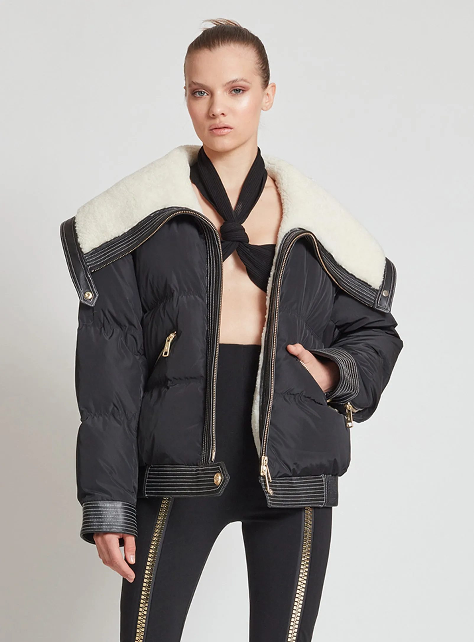 WILLIAMS | LONG HAIR SHEARLING JACKET