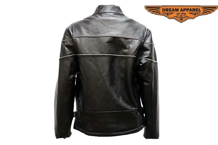 Women Soft Leather Motorcycle Jacket