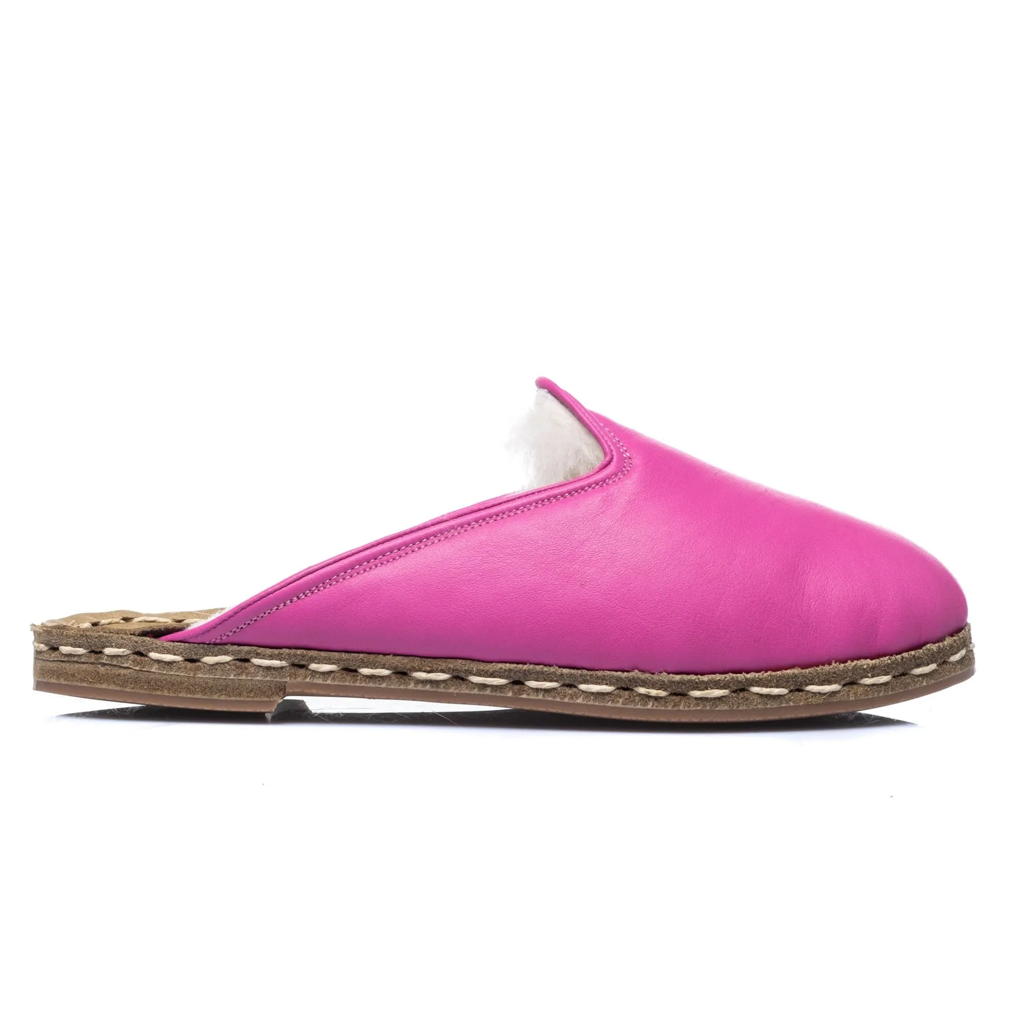 Women's Fuchsia Slippers