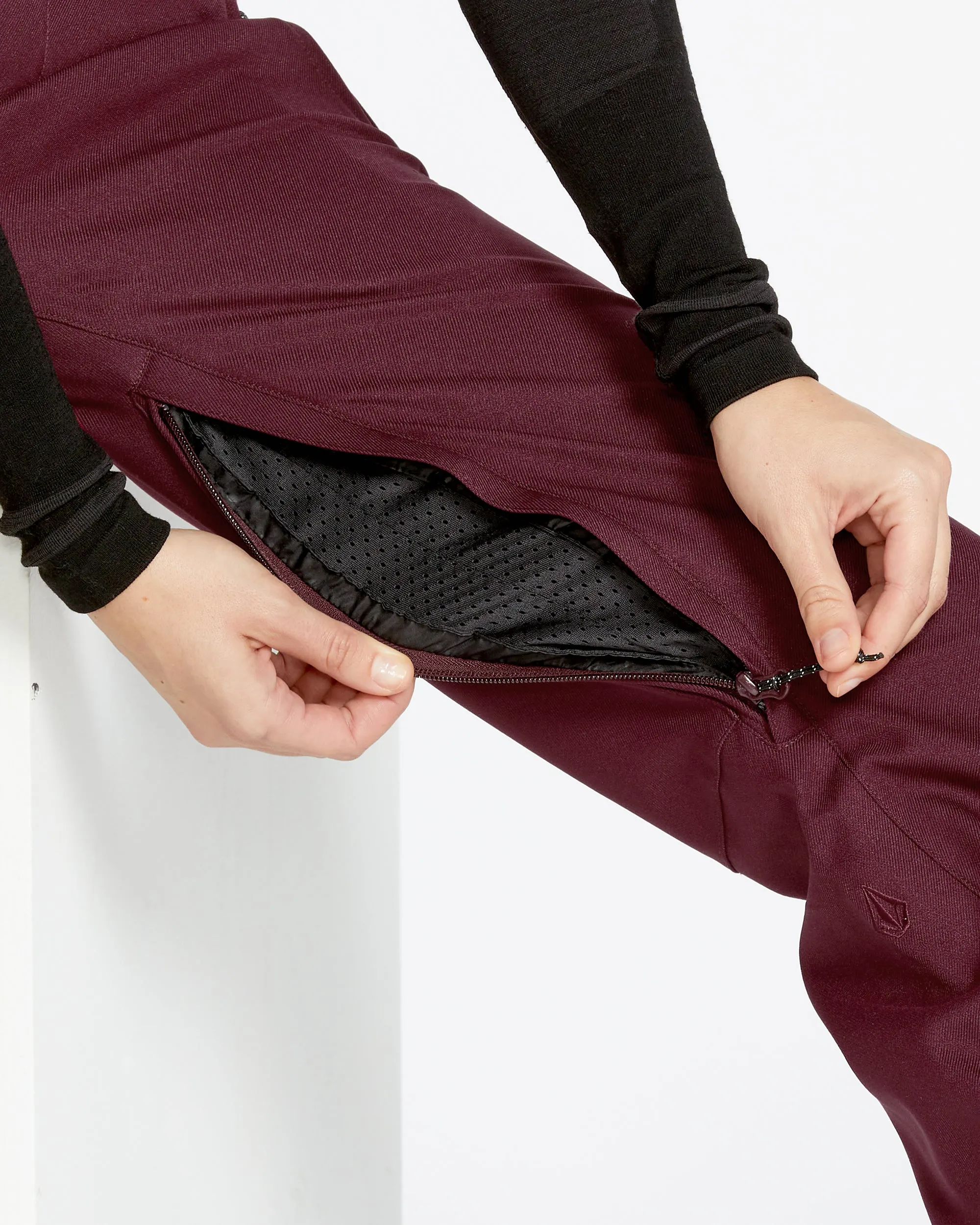 Womens Genus Stretch Pants - Burgundy