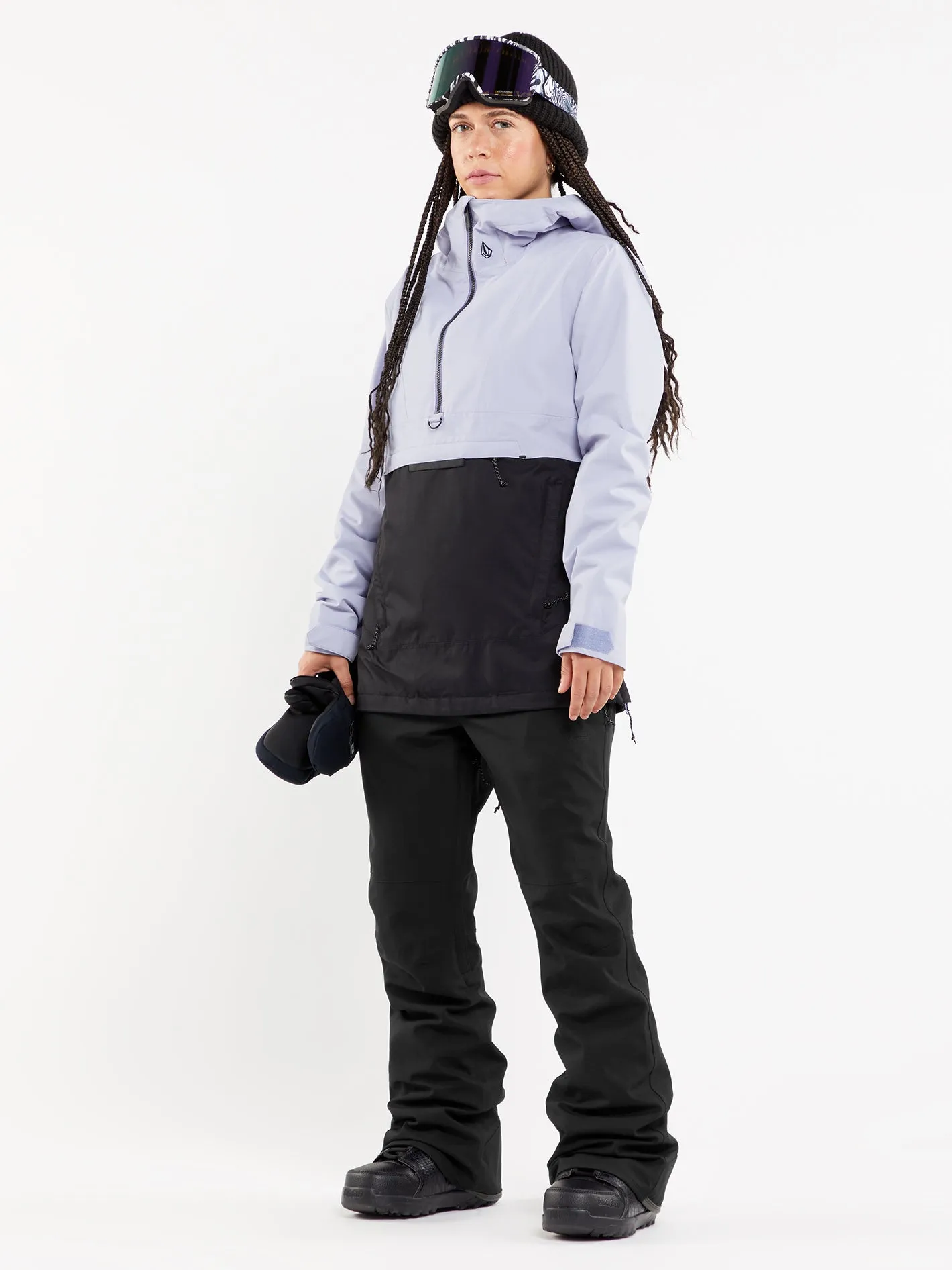 Womens Swift Bib Overalls - Black